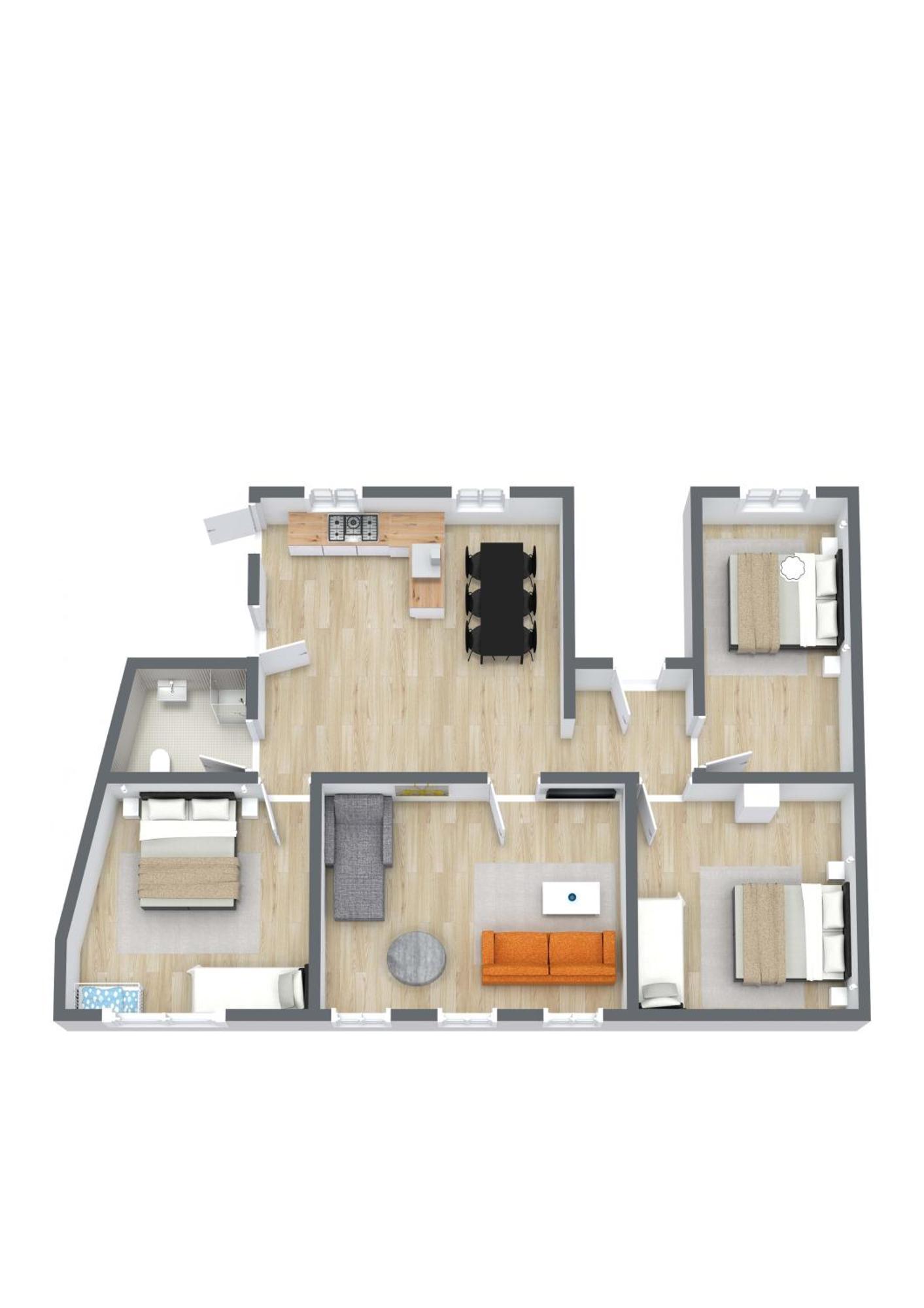 Large Apartment In Central Copenhagen By Tivoli Gardens ห้อง รูปภาพ